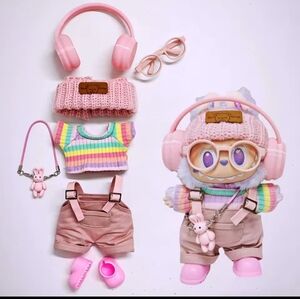 New Labubu Pink Outfit/ Accessories